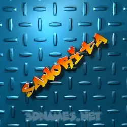 sanorita in Grid Style style - 3D name wallpaper