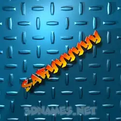 saryyyyyy in Grid Style style - 3D name wallpaper