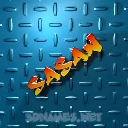 sasan in Grid Style style - 3D name wallpaper