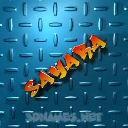 sayara in Grid Style style - 3D name wallpaper