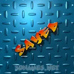 sayed in Grid Style style - 3D name wallpaper