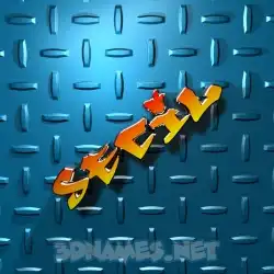 secil in Grid Style style - 3D name wallpaper