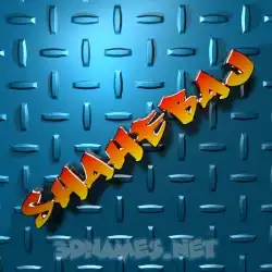 shahebaj in Grid Style style - 3D name wallpaper
