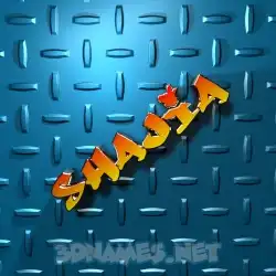 shajia in Grid Style style - 3D name wallpaper
