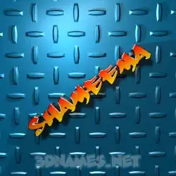 shameema in Grid Style style - 3D name wallpaper