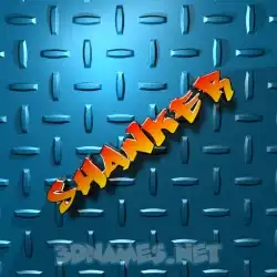 shanker in Grid Style style - 3D name wallpaper