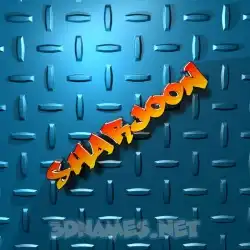 sharjoon in Grid Style style - 3D name wallpaper