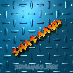 shataayu in Grid Style style - 3D name wallpaper