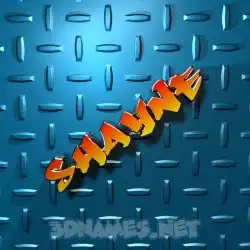 shayne in Grid Style style - 3D name wallpaper