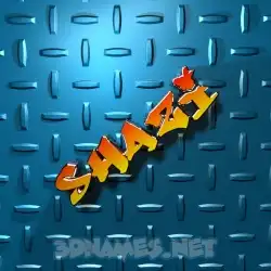 shazi in Grid Style style - 3D name wallpaper
