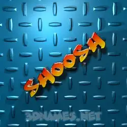 shoosh in Grid Style style - 3D name wallpaper