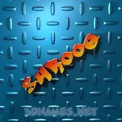 shrooq in Grid Style style - 3D name wallpaper
