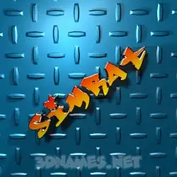 simrat in Grid Style style - 3D name wallpaper