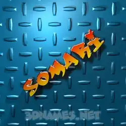 somari in Grid Style style - 3D name wallpaper