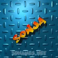 sonja in Grid Style style - 3D name wallpaper