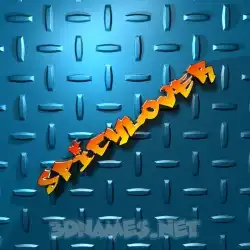 spicylover in Grid Style style - 3D name wallpaper