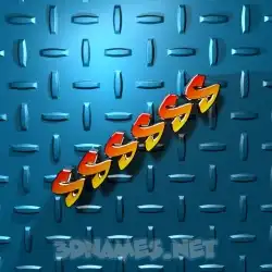 ssssss in Grid Style style - 3D name wallpaper