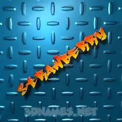 strawberry in Grid Style style - 3D name wallpaper