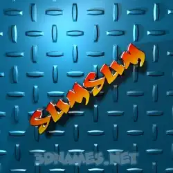 sumsum in Grid Style style - 3D name wallpaper