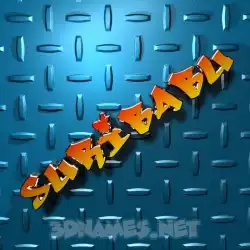 suribabu in Grid Style style - 3D name wallpaper