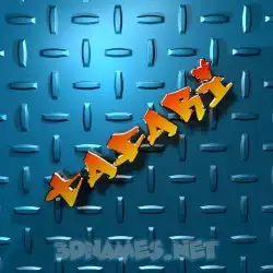 tafari in Grid Style style - 3D name wallpaper