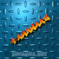 tahanaaz in Grid Style style - 3D name wallpaper