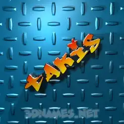 takis in Grid Style style - 3D name wallpaper
