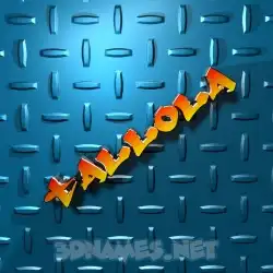 tallola in Grid Style style - 3D name wallpaper