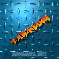 taragang in Grid Style style - 3D name wallpaper