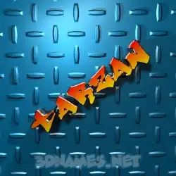 tarzan in Grid Style style - 3D name wallpaper