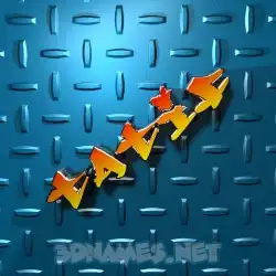 tatif in Grid Style style - 3D name wallpaper