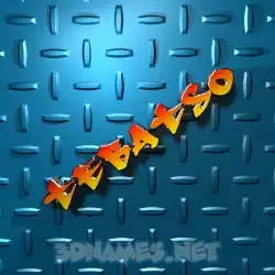 tebatso in Grid Style style - 3D name wallpaper