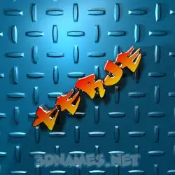 terje in Grid Style style - 3D name wallpaper