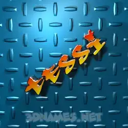 tessi in Grid Style style - 3D name wallpaper