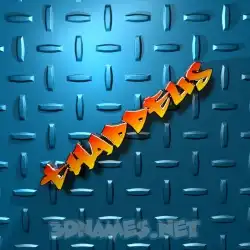 thaddeus in Grid Style style - 3D name wallpaper
