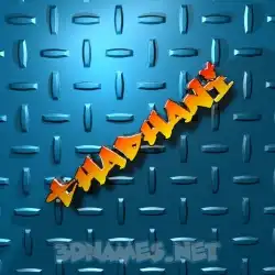 thadhani in Grid Style style - 3D name wallpaper