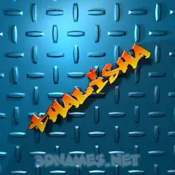 thalisha in Grid Style style - 3D name wallpaper