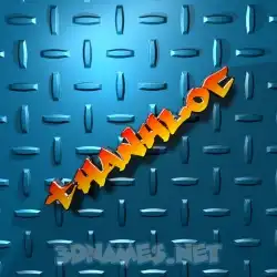 thanhloc in Grid Style style - 3D name wallpaper