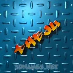 theju in Grid Style style - 3D name wallpaper