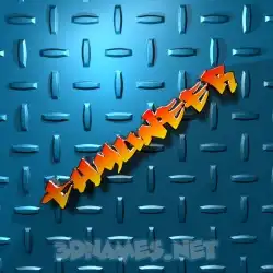 thmuneer in Grid Style style - 3D name wallpaper