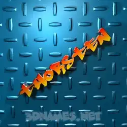 thorsten in Grid Style style - 3D name wallpaper
