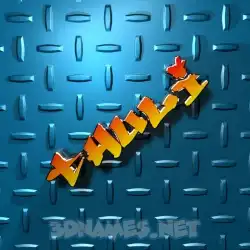 thuli in Grid Style style - 3D name wallpaper