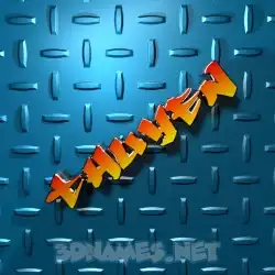 thuyen in Grid Style style - 3D name wallpaper