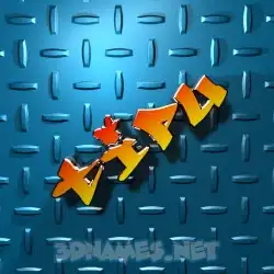 tipu in Grid Style style - 3D name wallpaper