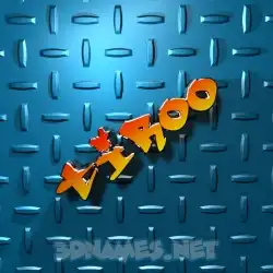 tiroo in Grid Style style - 3D name wallpaper