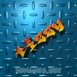 tizzy in Grid Style style - 3D name wallpaper
