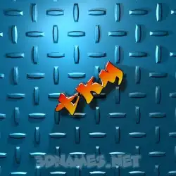 tkm in Grid Style style - 3D name wallpaper