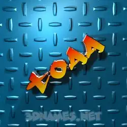 toaa in Grid Style style - 3D name wallpaper