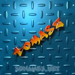tomasz in Grid Style style - 3D name wallpaper