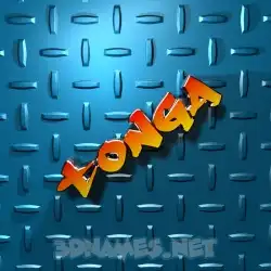tonga in Grid Style style - 3D name wallpaper